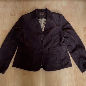 Lady Hathaway dark brown blazer, M